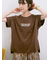 ロゴ刺繍フレンチスリーブTシャツ