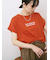 ロゴ刺繍フレンチスリーブTシャツ