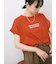 ロゴ刺繍フレンチスリーブTシャツ