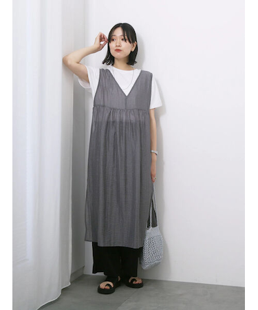 ◎前後2wayサイドスリットワンピース