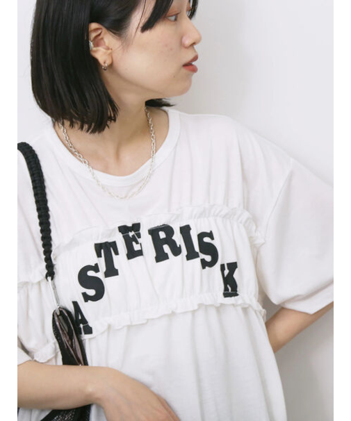◎【接触冷感】シャーリングドッキングTシャツ