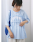 ◎【接触冷感】シャーリングドッキングTシャツ