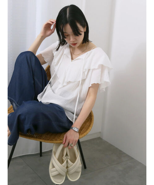 ◎フリルブラウス