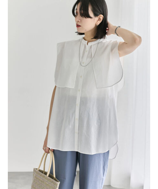 ケープブラウス