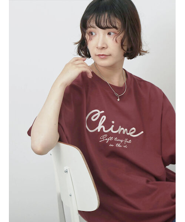 【接触冷感】ドルマンギャザー刺繍Tシャツ