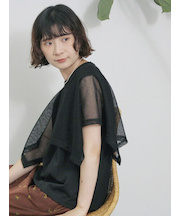 ◎【接触冷感】メッシュ切替プルオーバー
