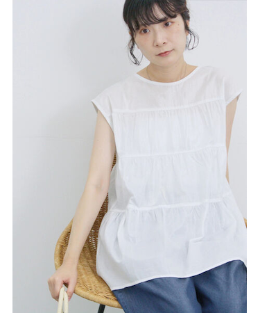 ◎ティアードブラウス