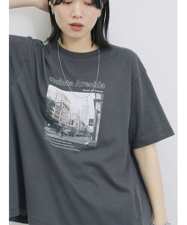 布帛切替ドルマンTシャツ