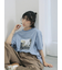 布帛切替ドルマンTシャツ