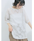 チュールフラワーコードTシャツ