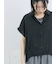 裾ドロスト楊柳シャツ