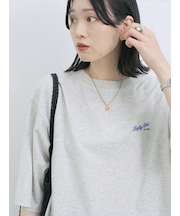 ポンチロゴ刺繍プルオーバー