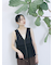 カットワークレースベスト