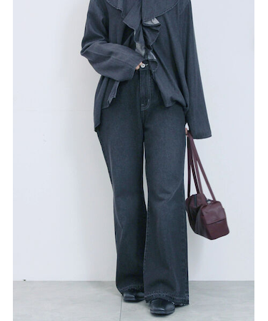 【ECO DENIM 】 フレアパンツ
