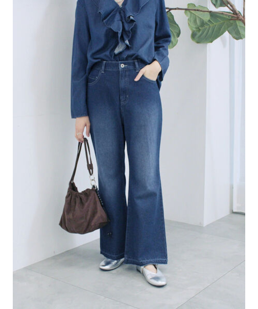 【ECO DENIM 】 フレアパンツ