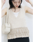 フリンジニットベスト