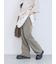 カットジョーゼットセミフレアパンツ