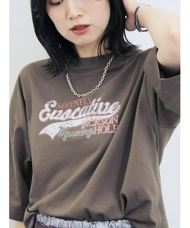 ヴィンテージ風プリントTシャツ