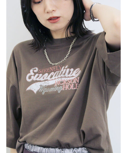 ヴィンテージ風プリントTシャツ