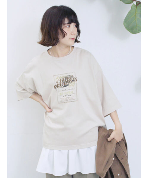 ヴィンテージ風プリントTシャツ