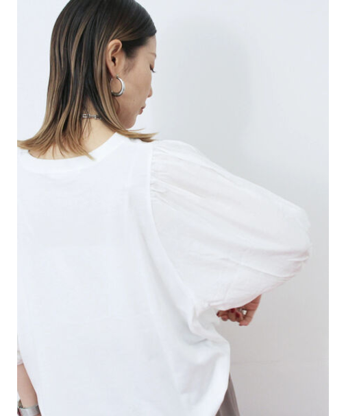 袖ボリュームTシャツ