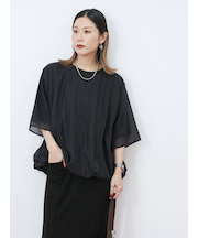 裾バルーンTシャツ