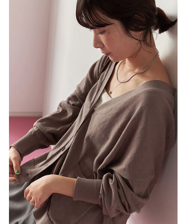 マルチスタイルVネックカーディガン