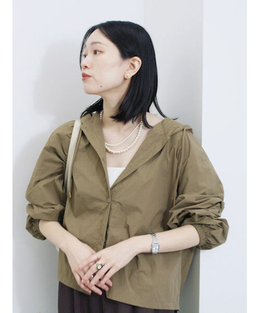 ◎フードドロストシャツ