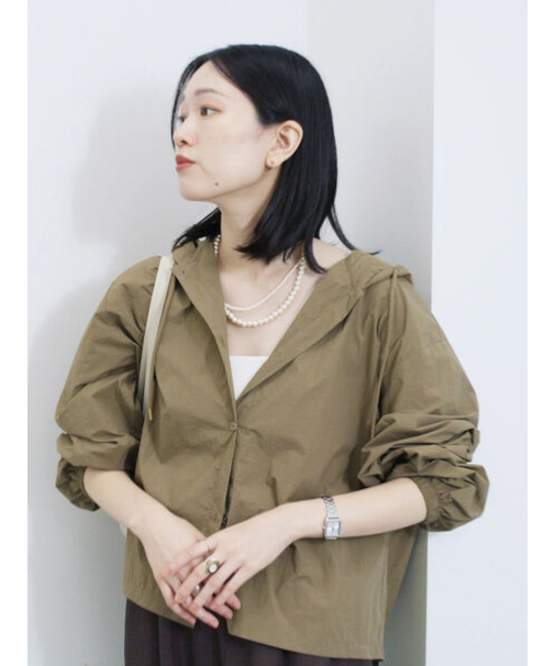 ◎フードドロストシャツ