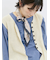 バンダナ付きニットベスト