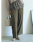 切り替えタックパンツ