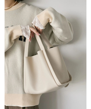 ポーチ付2WAYスクエアバッグ