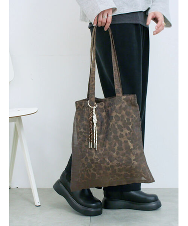 チュールレイヤードトート