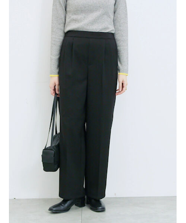 【吸湿発熱】マルチスタイルストレートパンツ