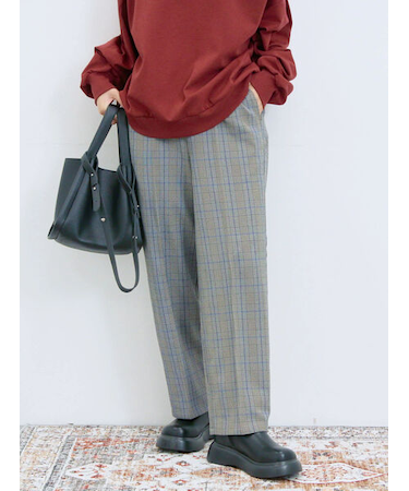 【吸湿発熱】マルチスタイルストレートパンツ