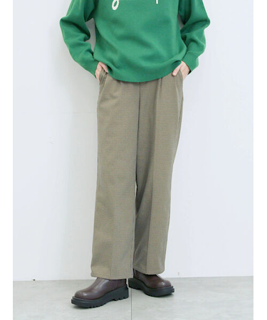 【吸湿発熱】マルチスタイルストレートパンツ