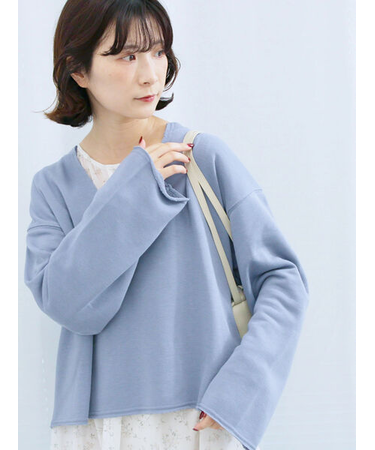 ◎裏毛深Vネックプルオーバー