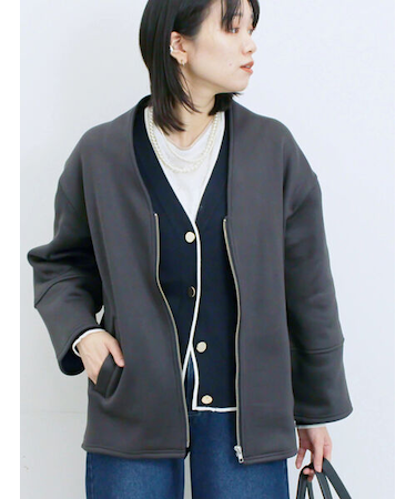 【マシンウォッシャブル】マルチスタイルボンディングブルゾン