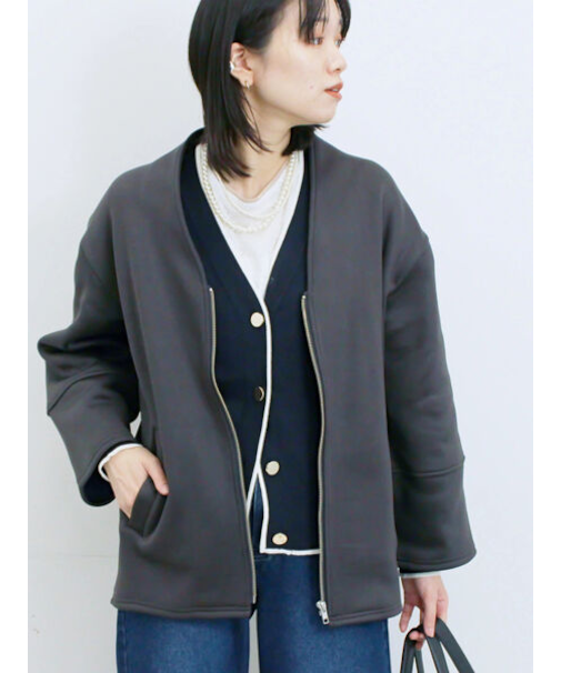 【マシンウォッシャブル】マルチスタイルボンディングブルゾン