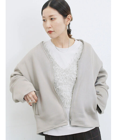 【マシンウォッシャブル】マルチスタイルボンディングブルゾン