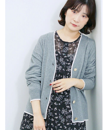 ◎ラインニットカーディガン