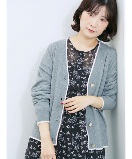 ◎ラインニットカーディガン