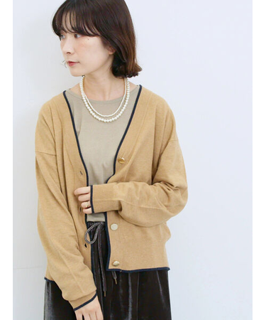◎ラインニットカーディガン