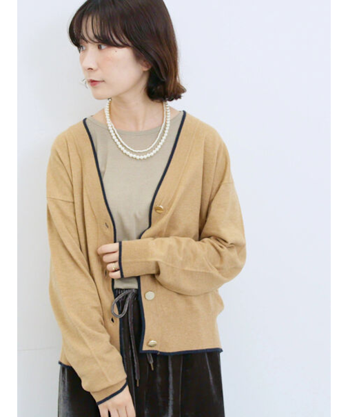 ◎ラインニットカーディガン