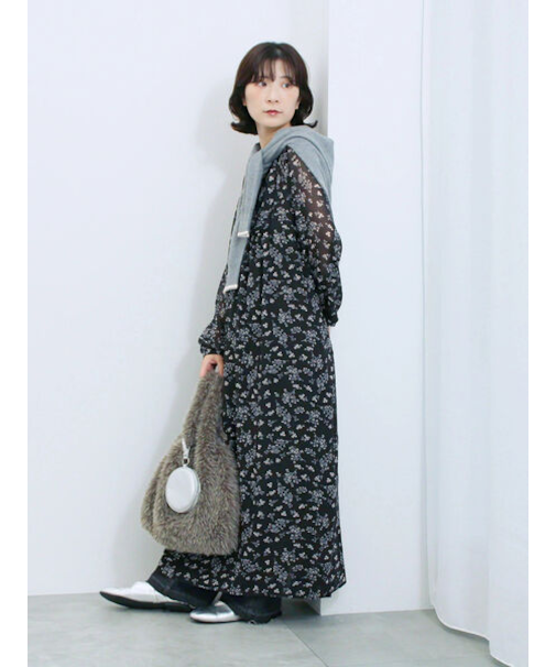 ◎花柄ワンピース