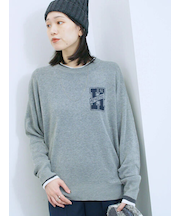 アソートロゴジャガードニットプルオーバー