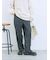 カチオン染めチェックパンツ