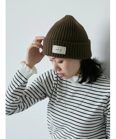 リブニット帽