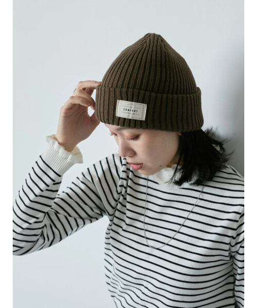 リブニット帽