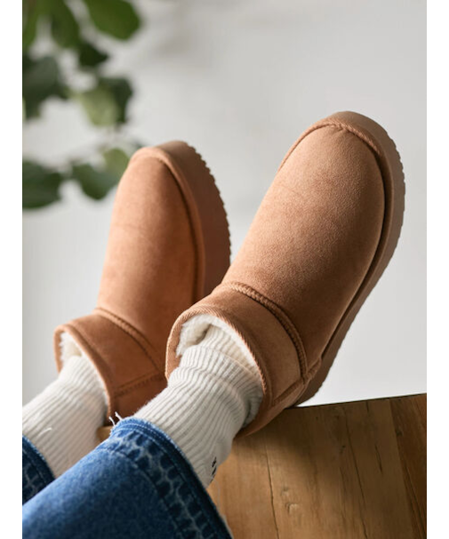 厚底ボアブーツ